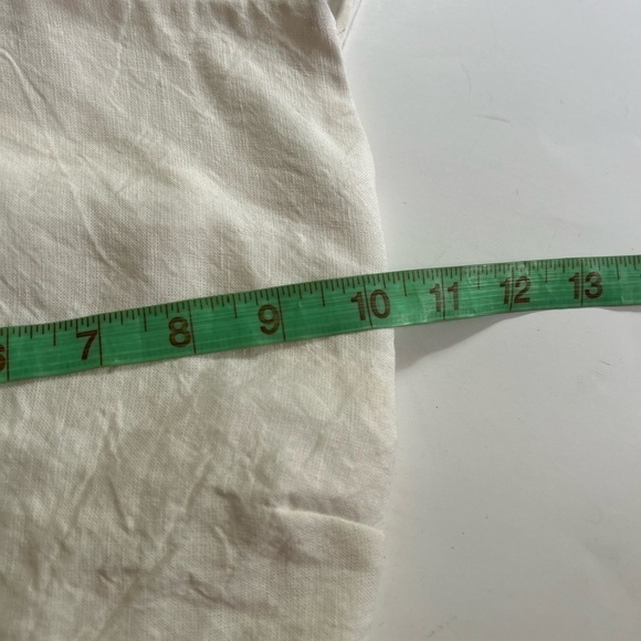 Anna Nata REVOLVE lace back white linen top size small - Picture 6 of 6